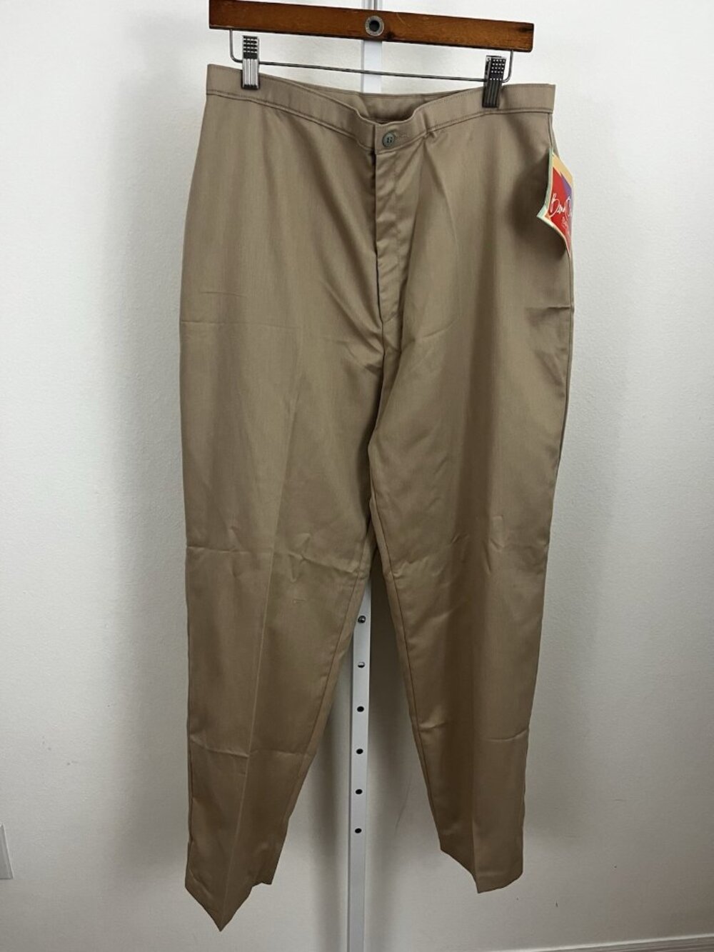 NWT Vintage Deadstock Levi's Sport Bend Over Khaki Straight Leg Pants 18 Short